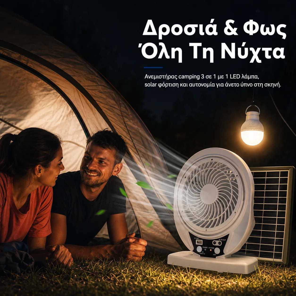 Solar Fan σε χρήση